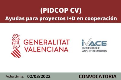 Ayudas para proyectos I+D en cooperación (PIDCOP-CV)