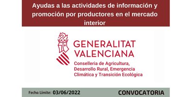 Ayudas a las actividades de información y promoción por productores en el mercado interior