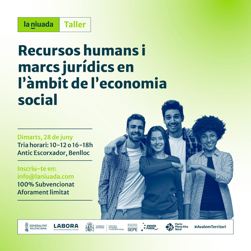 Taller: Recursos humans i marcs jurdics en l'mbit de l'economia social