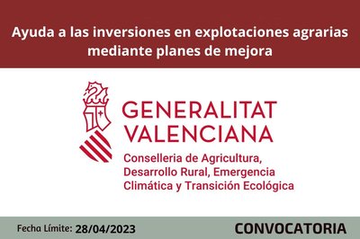 Ayuda a inversiones en explotaciones agrarias 2023