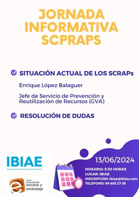 Jornada informativa de SCRAPs