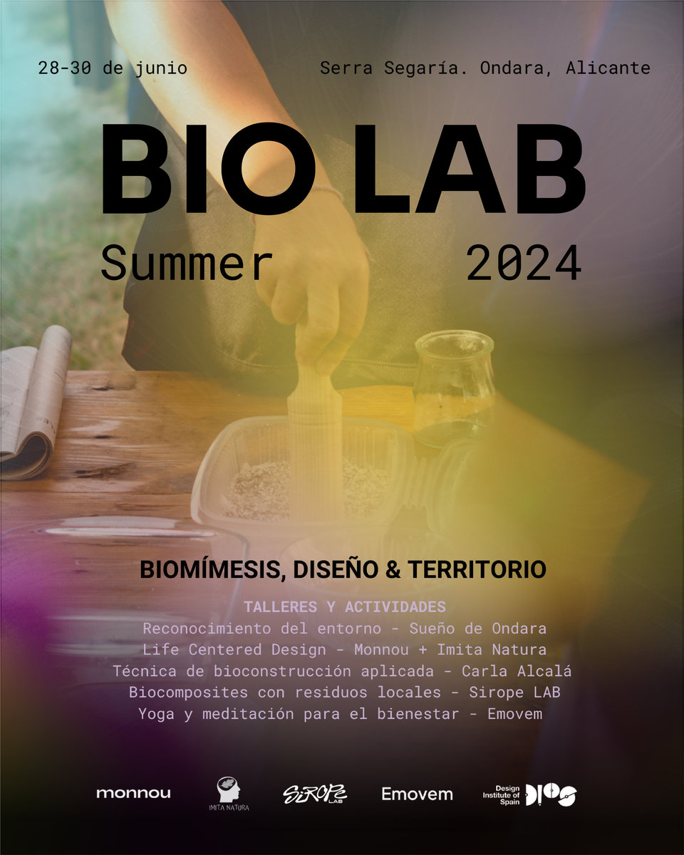 Summer Bio Lab Junio 2024 - Biom�mesis, dise�o y territorio.