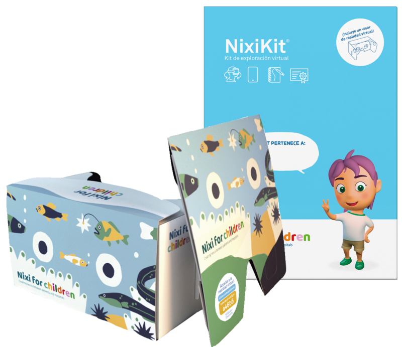 Nixi for children, Realidad Virtual que empodera pacientes.