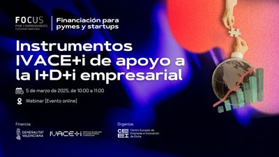 Instrumentos IVACE+i de apoyo a la I+D+i empresarial