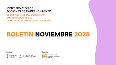 Noviembre de 2025 | Bolet�n de Identificaci�n de las acciones de emprendimiento de AEE de las CCAA de Espa�a