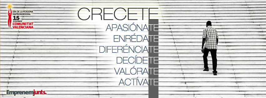 Lema-mensaje Crecete. Imagen #DPECV2012
