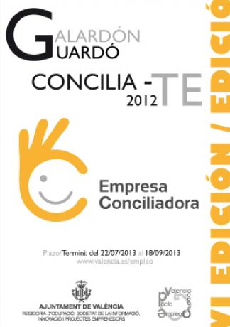 Cartel Galard�n Concilia-te Ayuntamiento de Valencia