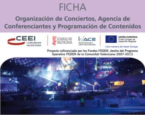 Organización de conciertos, agencia de conferenciantes y programación de contenidos