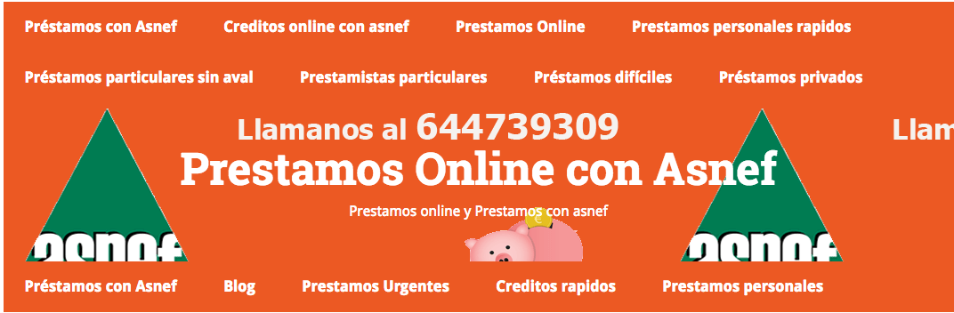 Prestamos Online con Asnef