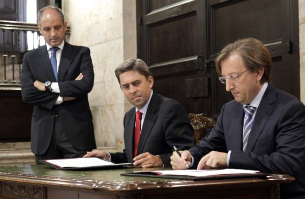Francisco Camps, Vicente Rambla y Carlos Simón