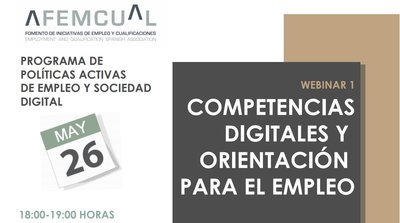 Webinar AFEMCUAL: Competencias digitales y orientaci�n para el empleo