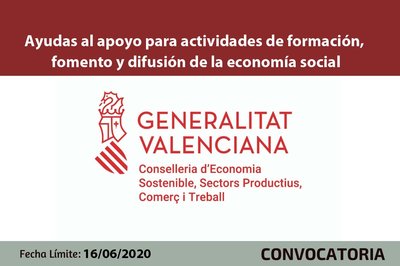 Ayudas al fomento y difusi�n de la econom�a social