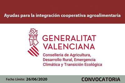 Ayudas para la integraci�n cooperativa agroalimentaria