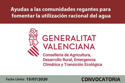 Ayudas comunidad regantes