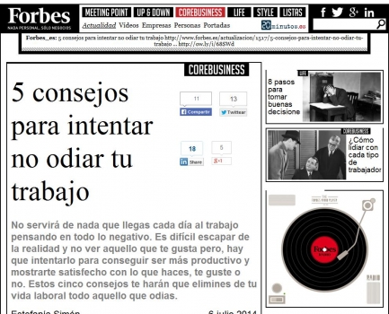 5 consejos para intentar no odiar tu trabajo