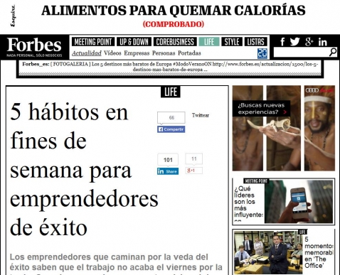La semana no siempre termina el viernes por la tarde