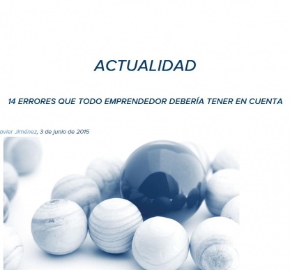 Si quieres emprender, ten en cuenta estos 14 errores