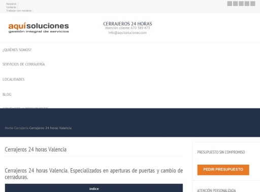 Cerrajeros 24 horas Valencia -  Tel. 670 389 473