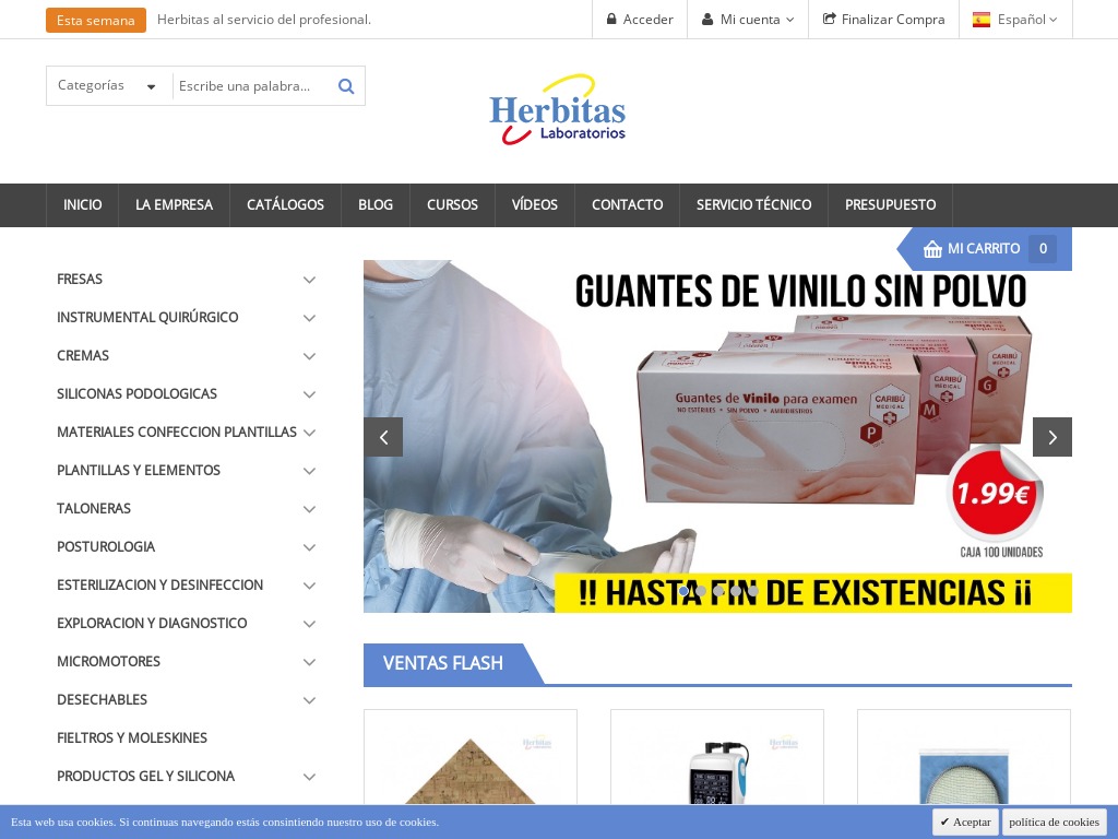 Herbitas:  Material de Podolog�a y Material M�dico
